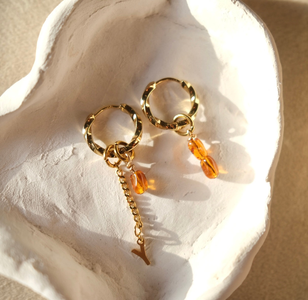 Orange double charm C74