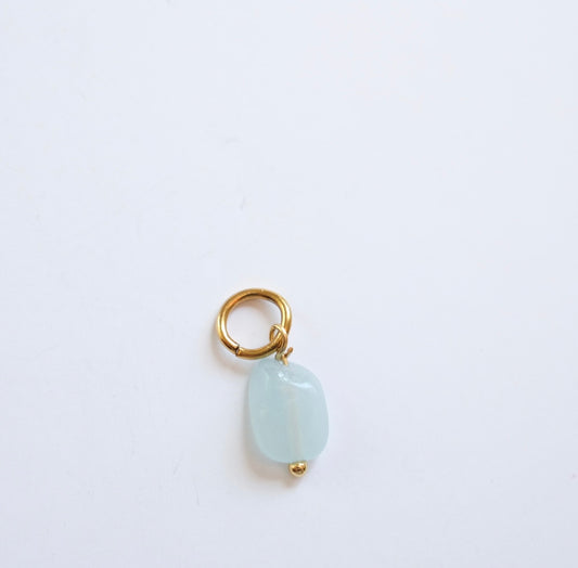 Sky oval charm C52