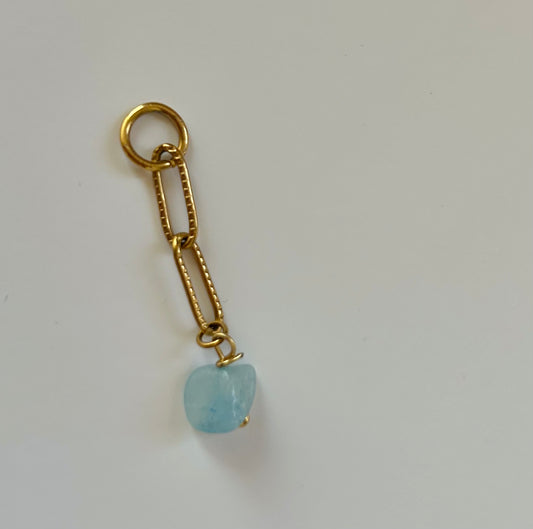 Chain - light blue charm C48